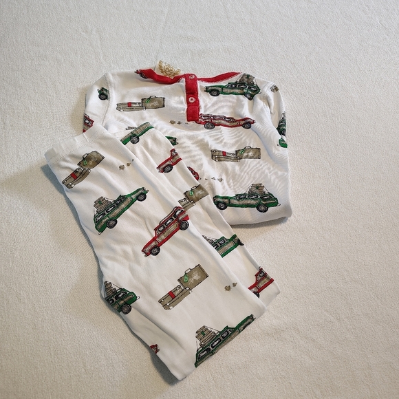The Beaufort Bonnet Company Kids Boys Pajamas Are We There Yet Wooden Size 6 - Picture 7 of 7